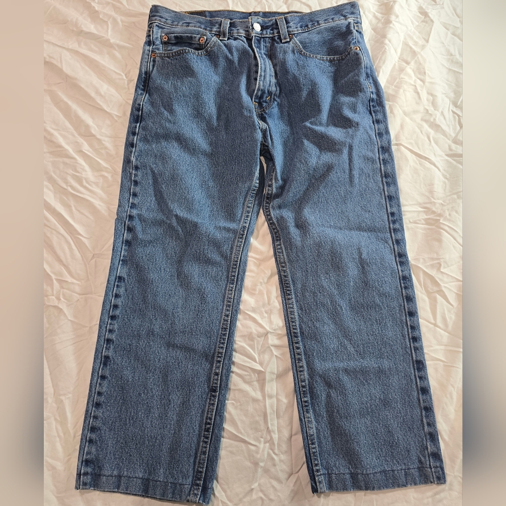 Levi's 505 w32 jeans (trimmed and hemmed)